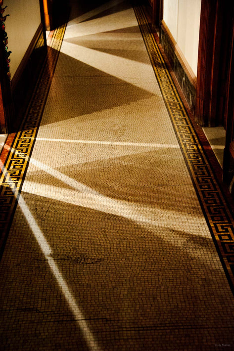 Light Across Hallway Floor