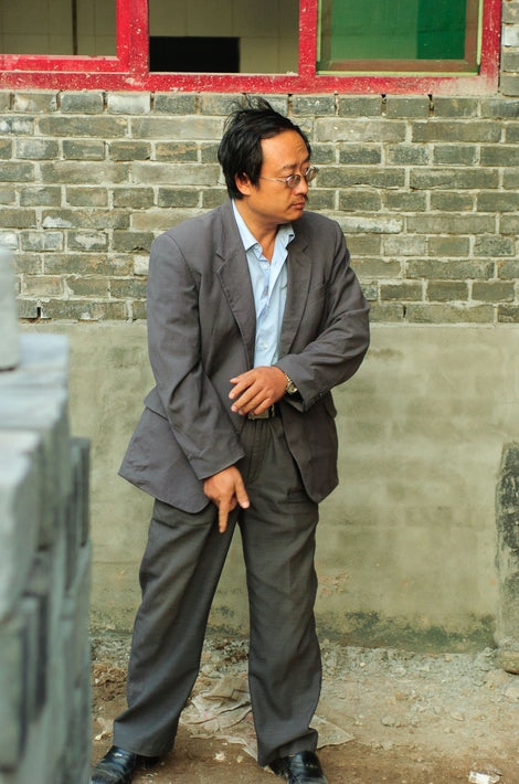 Man with Odd Hand Gesture, Pingyao