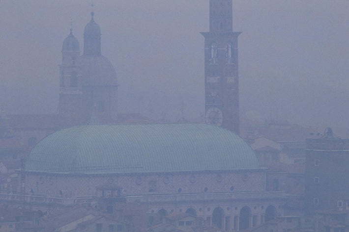 Fog, Duomo and Campanile, Vicenza