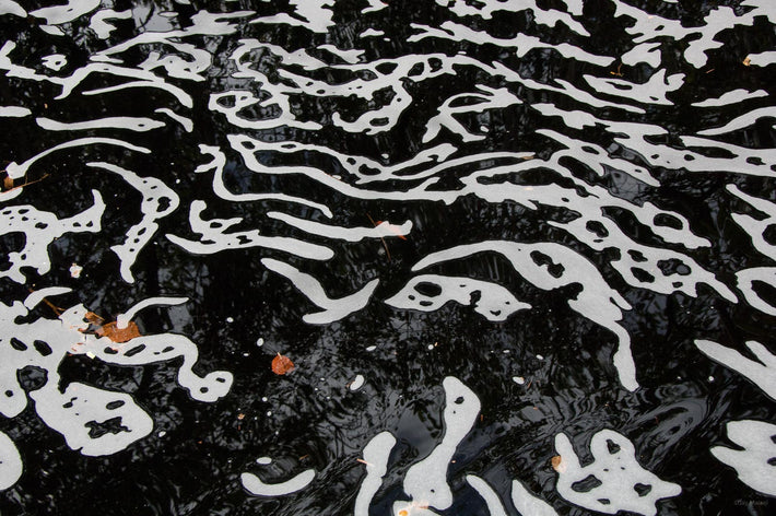 Large Pattern of Foam, Amazon, Brazil