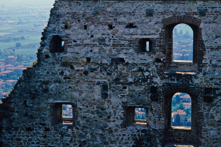 Old Wall with City in Background, Vicenza