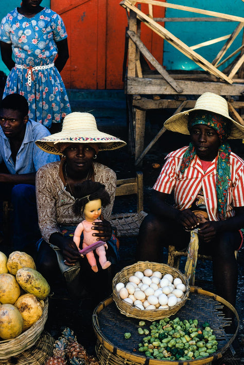Woman with Doll, Haiti