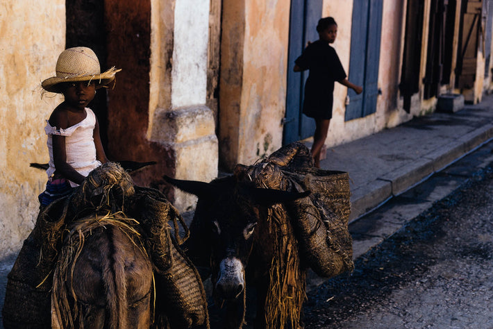 Girl On Mule, Haiti