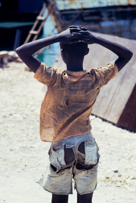 Boy in Torn Shorts, Haiti