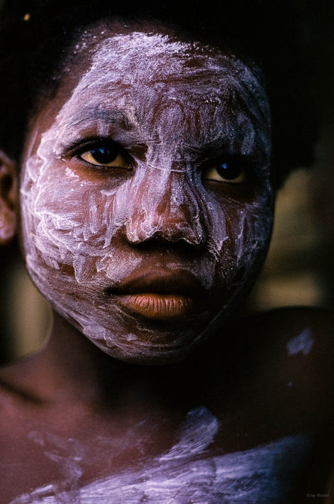 Child with Painted Face, Liberia