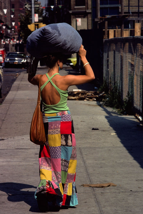 Woman with Laundry, NYC