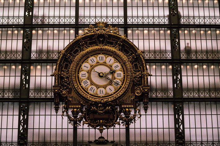 Musée d'Orsay Wall with Clock, Paris