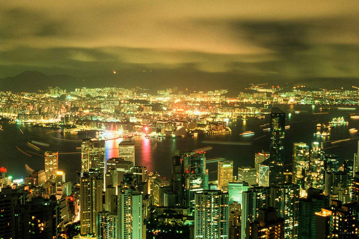 Harbor at Night, Hong Kong