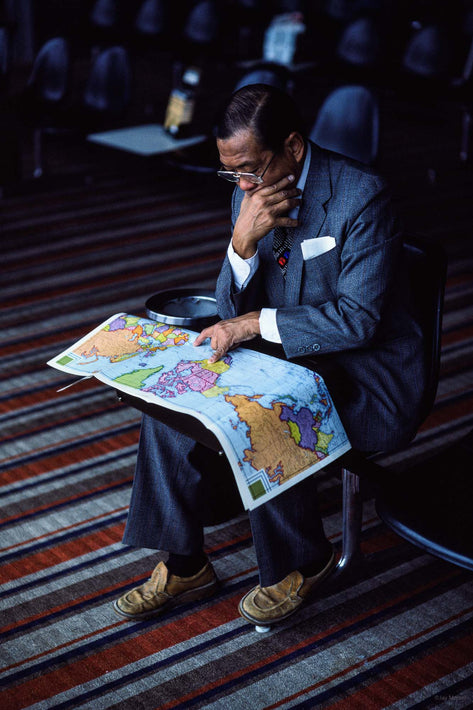 Man Reading Map, Hong Kong