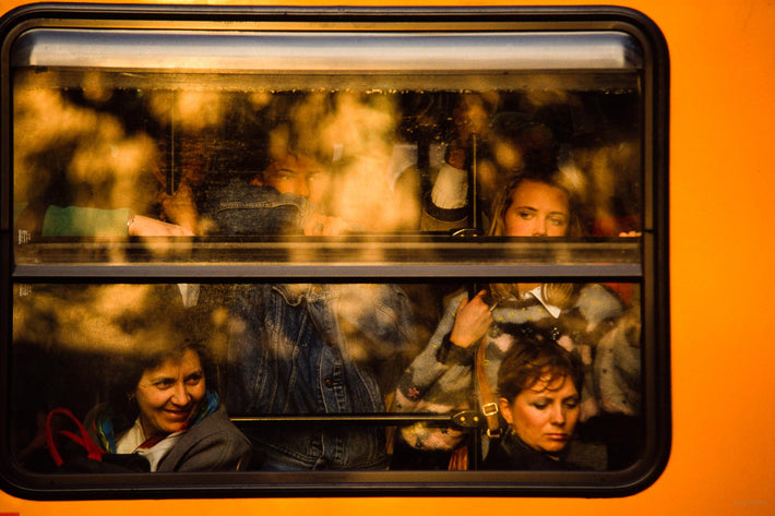 People in Bus, Rome