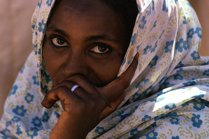 Close -up of Woman Staring at Camera, Khartoum