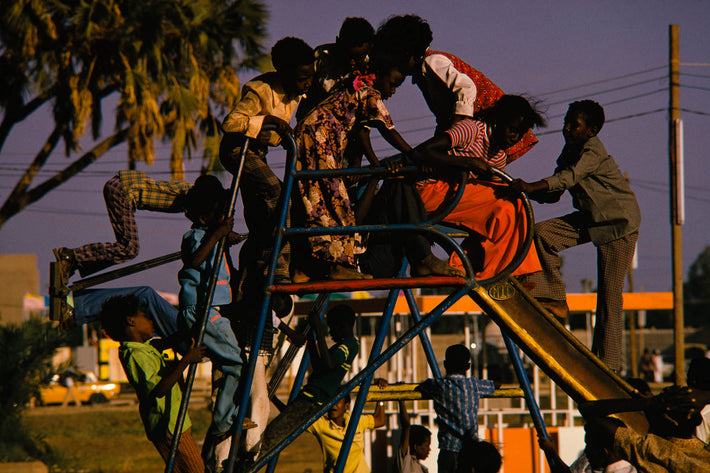Kids on Slide, Khartoum