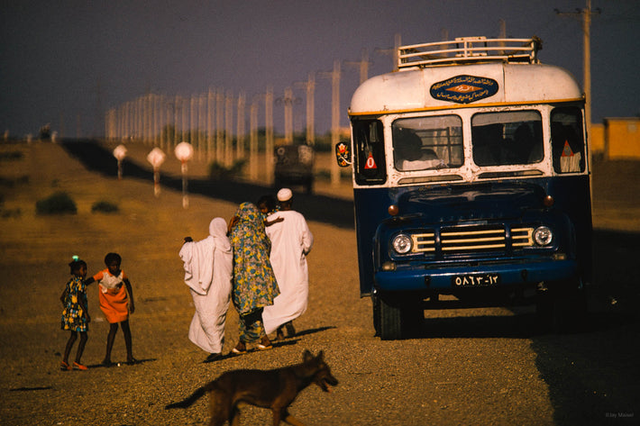 Bus and Figures, Khartoum