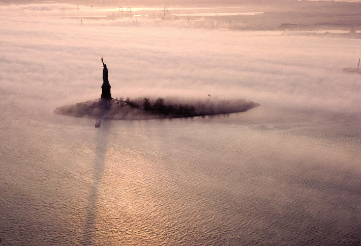 Statue of Liberty in Mist, NYC
